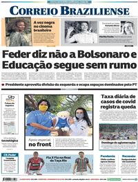 Capa do jornal Correio Braziliense 06/07/2020