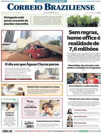 Capa do jornal Correio Braziliense 06/12/2020