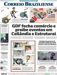 Capa do jornal Correio Braziliense 07/06/2020