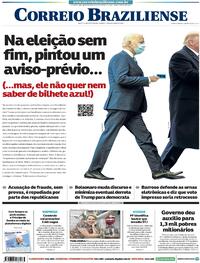 Capa do jornal Correio Braziliense 07/11/2020