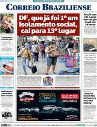 Capa do jornal Correio Braziliense 09/05/2020