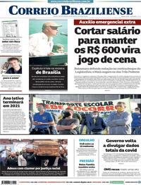 Capa do jornal Correio Braziliense 10/06/2020