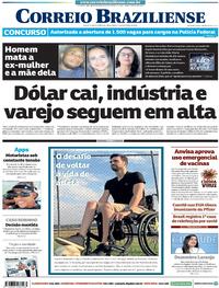Capa do jornal Correio Braziliense 11/12/2020
