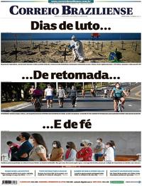 Capa do jornal Correio Braziliense 12/06/2020