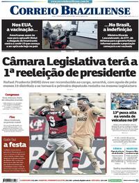Capa do jornal Correio Braziliense 14/12/2020
