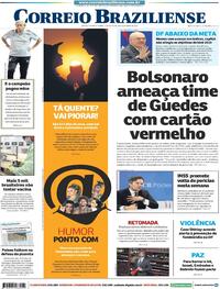 Capa do jornal Correio Braziliense 16/09/2020