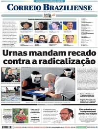 Capa do jornal Correio Braziliense 16/11/2020