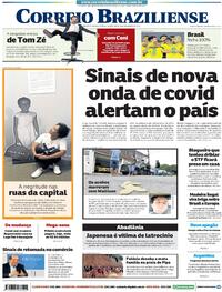 Capa do jornal Correio Braziliense 18/11/2020