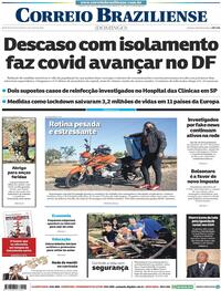 Capa do jornal Correio Braziliense 19/07/2020