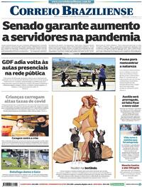 Capa do jornal Correio Braziliense 20/08/2020