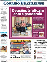Capa do jornal Correio Braziliense 20/12/2020