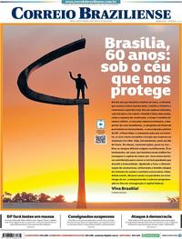 Capa do jornal Correio Braziliense 21/04/2020