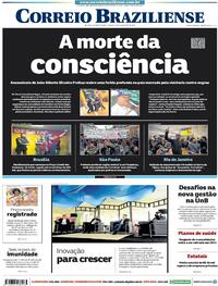 Capa do jornal Correio Braziliense 21/11/2020