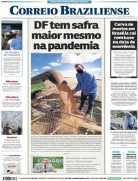 Capa do jornal Correio Braziliense 22/08/2020