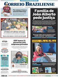 Capa do jornal Correio Braziliense 22/11/2020