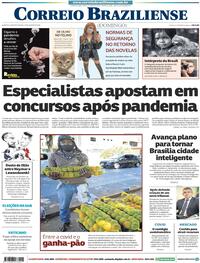 Capa do jornal Correio Braziliense 23/08/2020