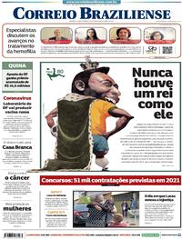 Capa do jornal Correio Braziliense 23/10/2020