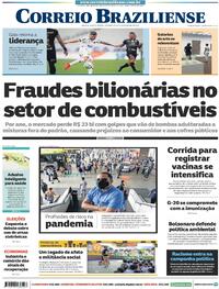 Capa do jornal Correio Braziliense 23/11/2020