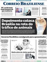 Capa do jornal Correio Braziliense 24/07/2020