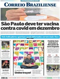 Capa do jornal Correio Braziliense 24/09/2020