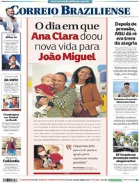 Capa do jornal Correio Braziliense 25/09/2020