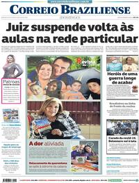 Capa do jornal Correio Braziliense 26/07/2020