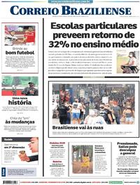 Capa do jornal Correio Braziliense 26/10/2020