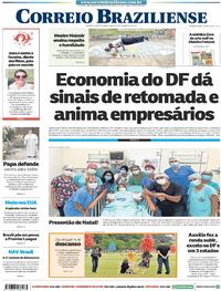 Capa do jornal Correio Braziliense 26/12/2020