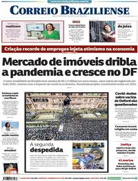 Capa do jornal Correio Braziliense 27/11/2020