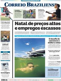 Capa do jornal Correio Braziliense 28/09/2020