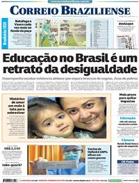 Capa do jornal Correio Braziliense 28/12/2020