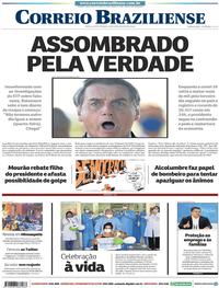 Capa do jornal Correio Braziliense 29/05/2020