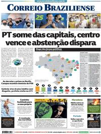Capa do jornal Correio Braziliense 30/11/2020