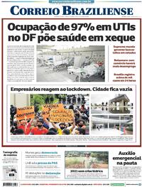 Capa do jornal Correio Braziliense 01/03/2021