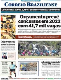 Capa do jornal Correio Braziliense 01/09/2021