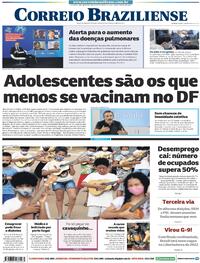 Capa do jornal Correio Braziliense 01/10/2021