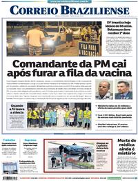 Capa do jornal Correio Braziliense 03/04/2021