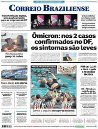 Capa do jornal Correio Braziliense 03/12/2021