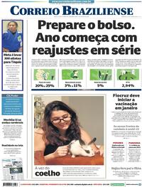 Capa do jornal Correio Braziliense 04/01/2021