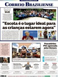 Capa do jornal Correio Braziliense 04/11/2021