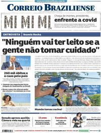 Capa do jornal Correio Braziliense 05/03/2021