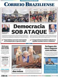 Capa do jornal Correio Braziliense 07/01/2021