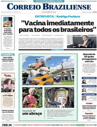 Capa do jornal Correio Braziliense 07/02/2021