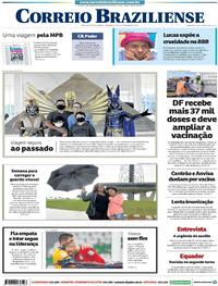 Capa do jornal Correio Braziliense 08/02/2021