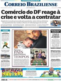 Capa do jornal Correio Braziliense 08/08/2021