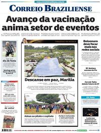 Capa do jornal Correio Braziliense 08/11/2021