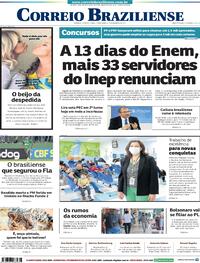 Capa do jornal Correio Braziliense 09/11/2021