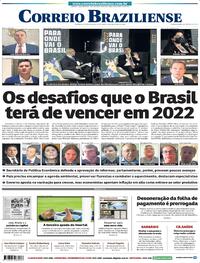 Capa do jornal Correio Braziliense 10/12/2021