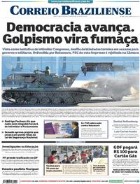 Capa do jornal Correio Braziliense 11/08/2021