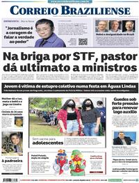 Capa do jornal Correio Braziliense 12/10/2021